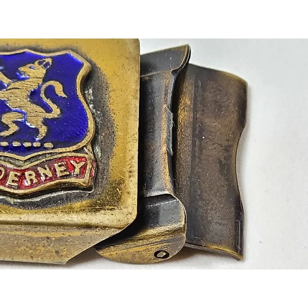 Vintage Bronze European Belt Buckle